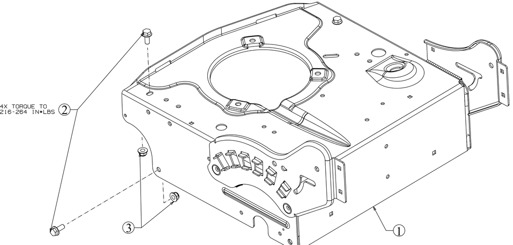 Frame Diagram and Parts List for CC600 (12ACW62R709)(2017) Cub Cadet Lawn Mower